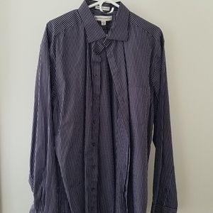Pronto Uomo dark striped shirt 2xlt